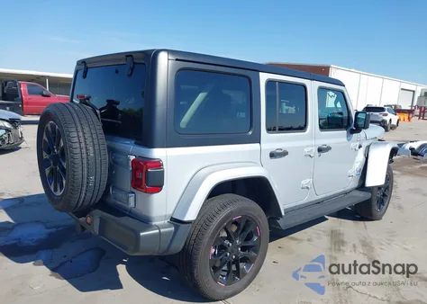 2022 Jeep Wrangler 4Xe Unlimited Sahara 4X4 z USA, uszkodzony, nr VIN 1C4JJXP66NW274456